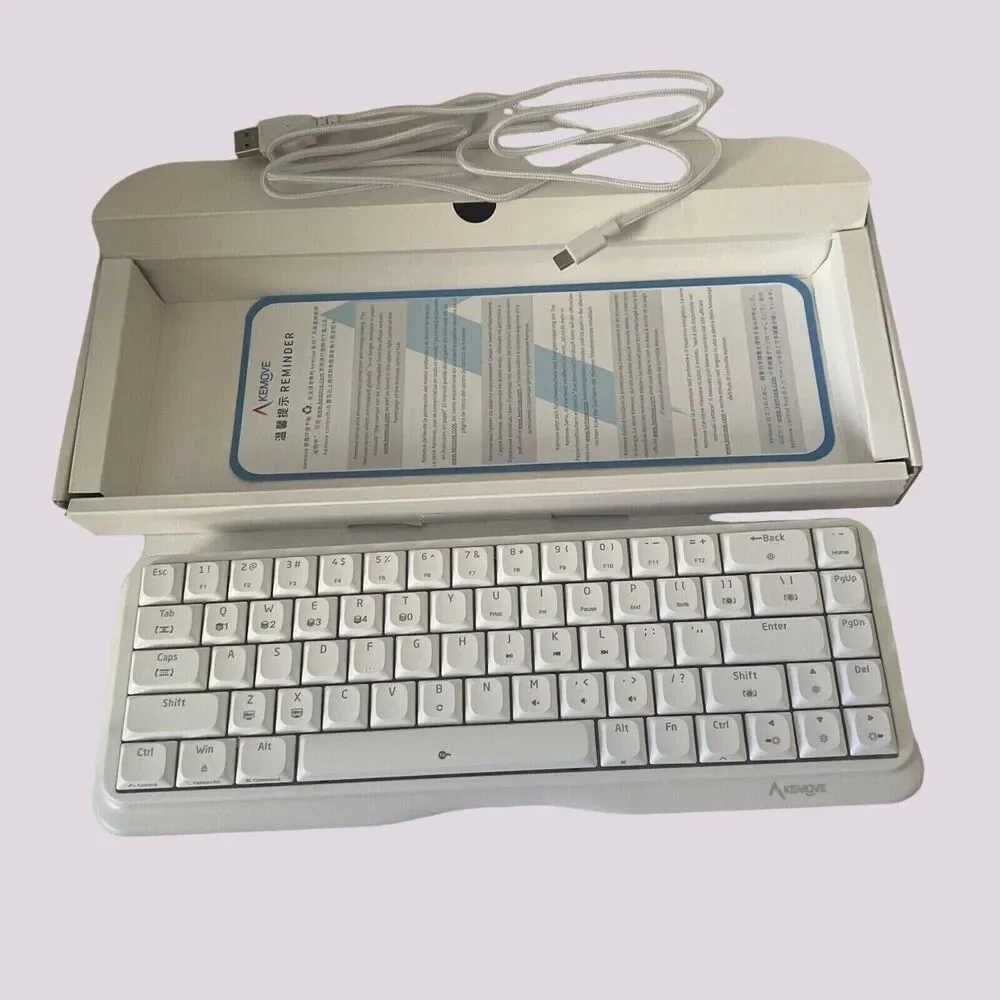 KEMOVE K68SE Mechanical Gaming Keyboard, White